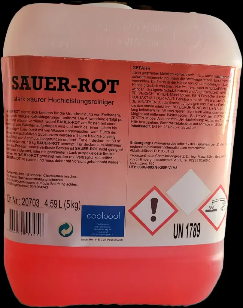 Sauer Rot 5 Liter